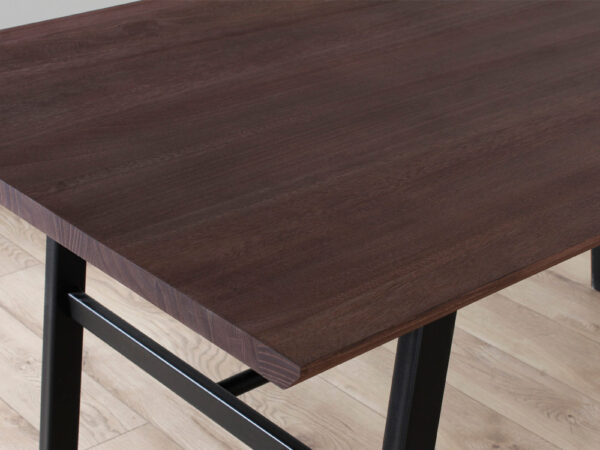 Mesa TRAVERSA Cubierta Biselada Nogal Tundra 160x90x75 - Imagen 2