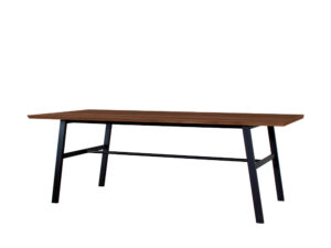Mesa TRAVERSA Cubierta Biselada Nogal Tundra 200x100x75